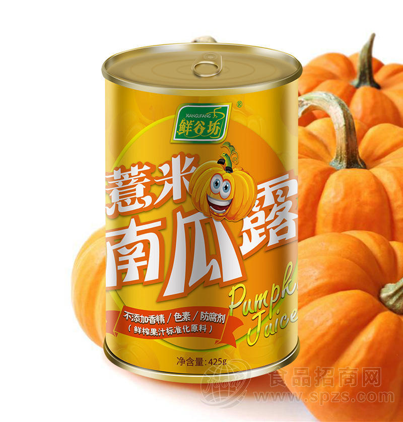 鲜谷坊薏米南瓜露，半成品原料招商