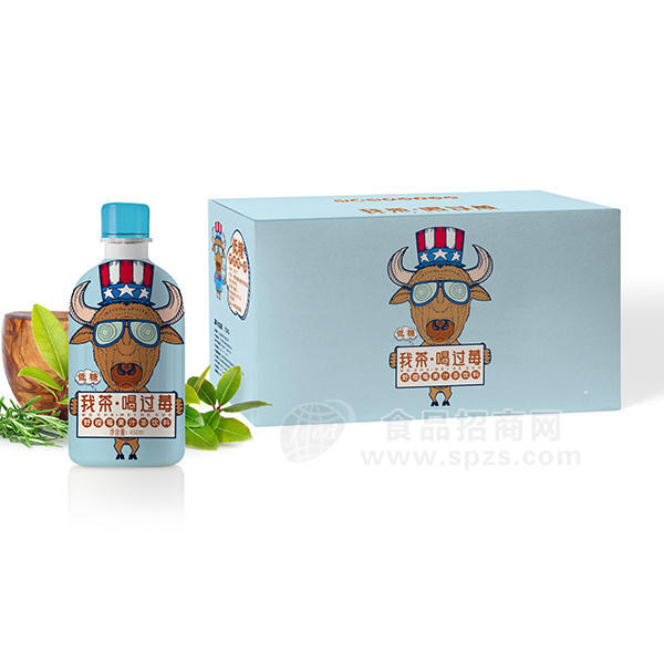 ·我茶 野樱莓果汁茶饮料450ml箱装 