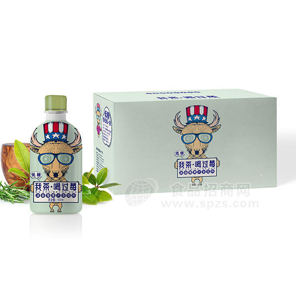 ·我茶 波森莓果汁茶饮料450ml箱装 