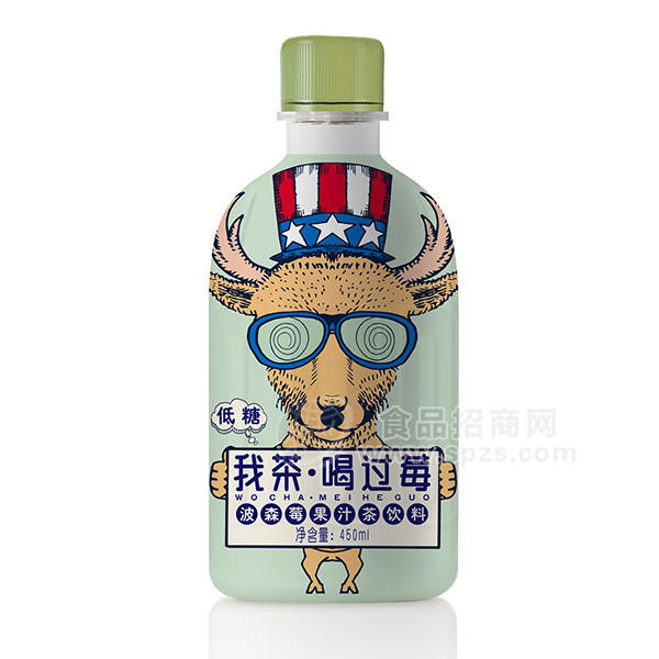 ·我茶 波森莓果汁茶饮料450ml 