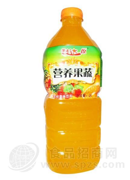 利达原营养果蔬果味饮料2L