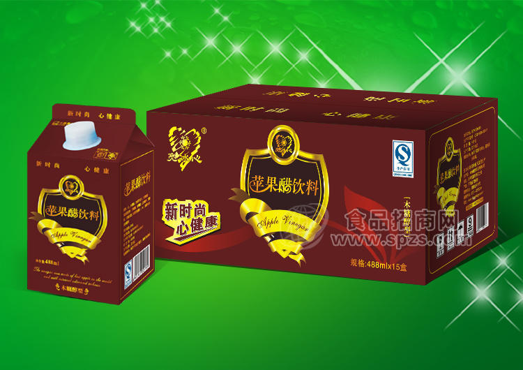 ·苹果醋500mlx15盒（屋顶包木糖醇型） 