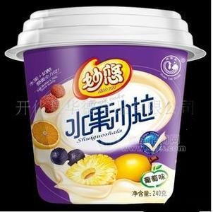 葡萄原湯水果凍兒童食品奶酪水果沙拉