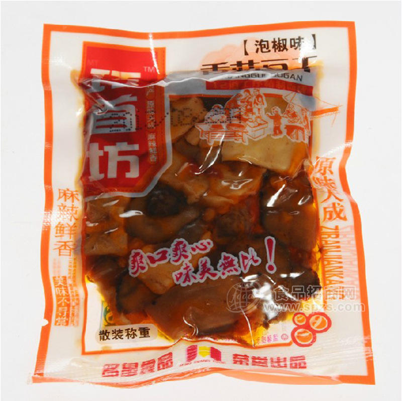 供應(yīng)重慶特產(chǎn) 手撕散裝豆干 巧首坊豆腐干 20斤/箱