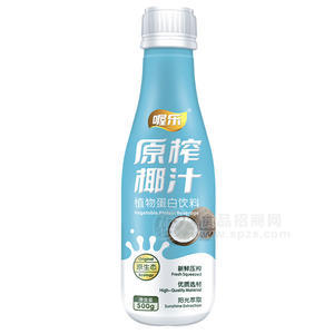 喔樂 原榨椰汁植物蛋白飲料椰子汁500g