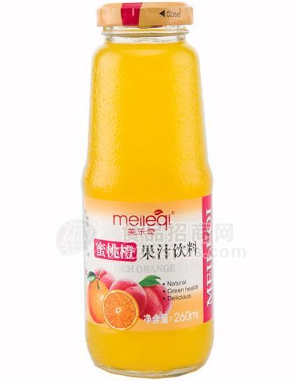 果汁飲料260ml蜜桃橙汁