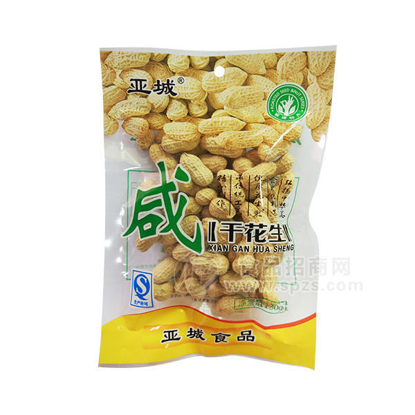 亞城咸干花生130g休閑食品