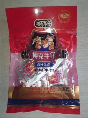 搏克牛仔卤汁牛肉泡椒味88克