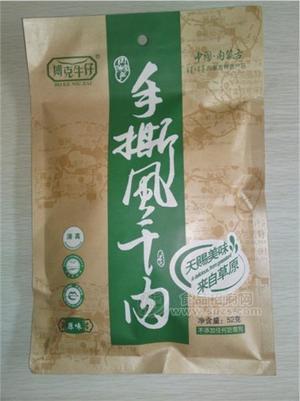 搏克牛仔手撕风干肉原味52克