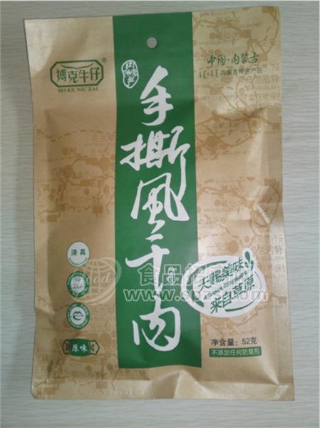 搏克牛仔手撕风干肉原味52克