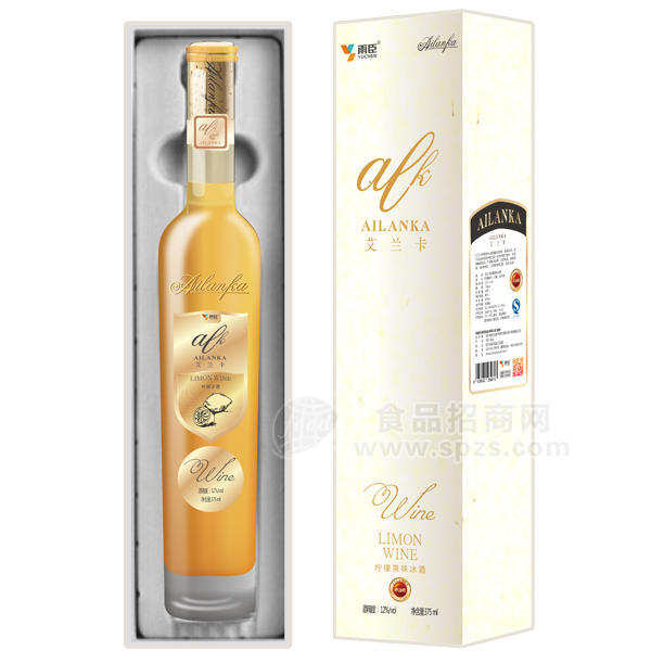 ·雨臣  柠檬金冰酒 375ml 