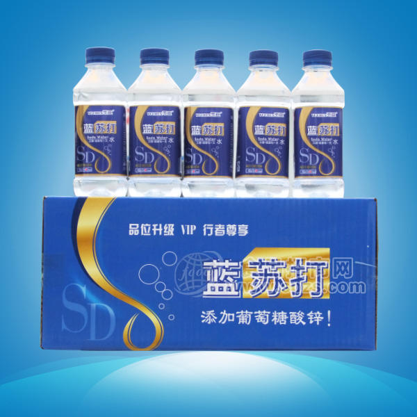·蓝苏打添加葡萄糖酸锌360mlx24瓶 