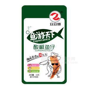 眾眾傾 魚游天下酸椒魚仔16g