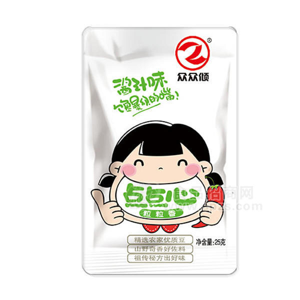 ·众众倾 点点心粒粒香酱汁味25g 