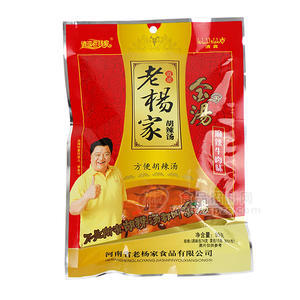 河南特產(chǎn) 逍遙老楊家 金湯麻辣牛肉味胡辣湯調(diào)料95g