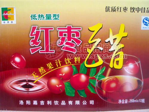 紅棗醋飲料268mlx10瓶