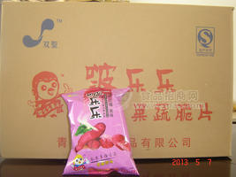 啵乐乐果蔬脆片-紫薯原味脆片