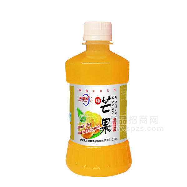 ·英德利-纯芒果果汁饮料380ml 