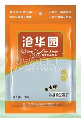 滄華園冰糖雪梨蜜棗158g