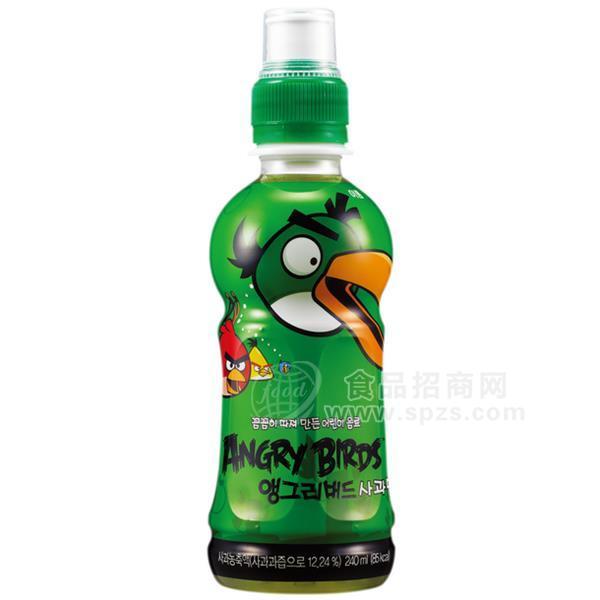 益人-憤怒的小鳥蘋果味240ml（進口）