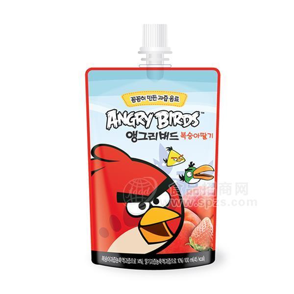 益人-憤怒的小鳥(niǎo)桃子草莓味軟袋100ml（進(jìn)口）