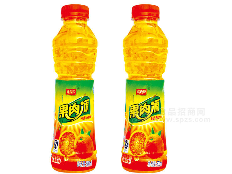 ·果肉源橙粒500ml 