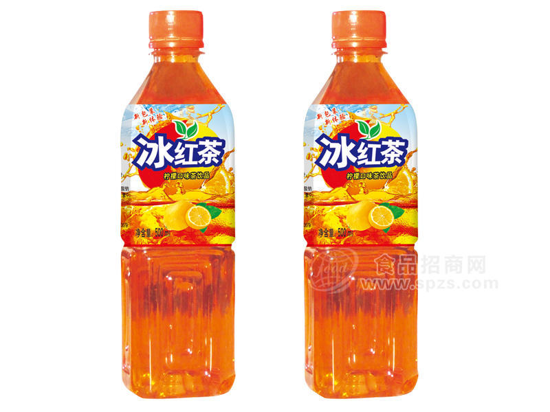 ·冰红茶柠檬口味500ml 
