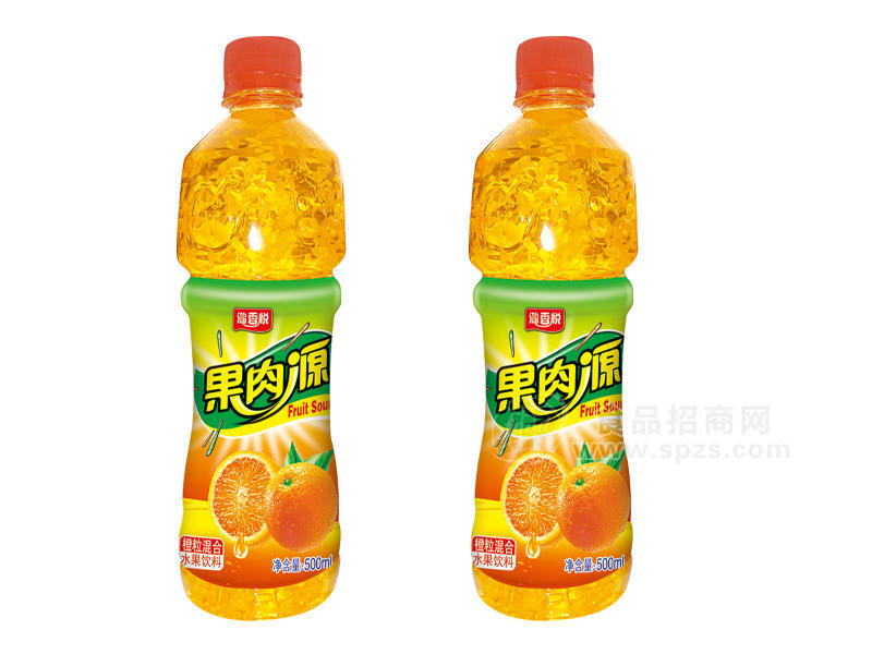 ·果肉源橙粒-500ml 