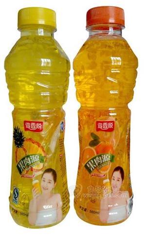 果肉源橙粒和菠萝560ml