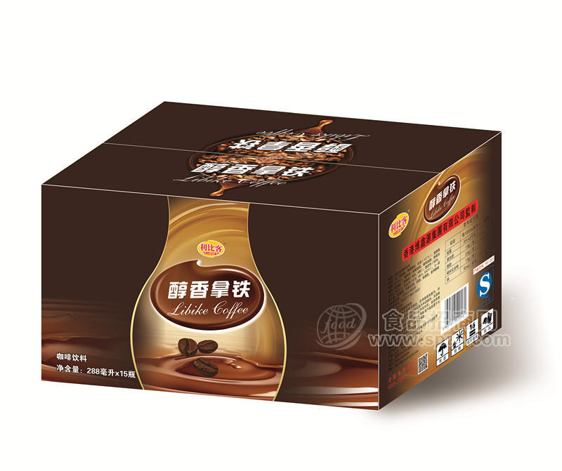 ·利比客 咖啡饮料 醇香拿铁 288mlx15瓶 