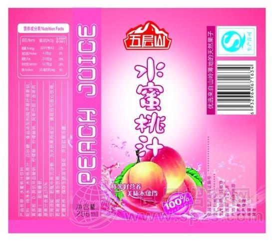 ·水蜜桃汁 286ml 