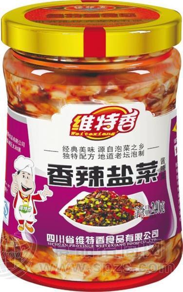 香辣盐菜240g