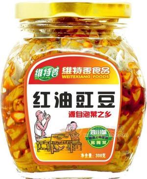 红油豇豆308g