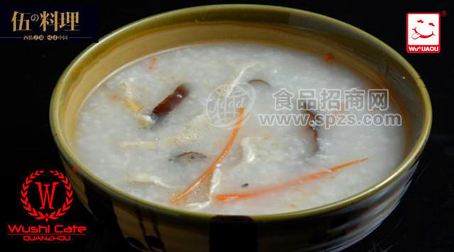 香菇鸡肉粥冷冻调理包，速食餐包