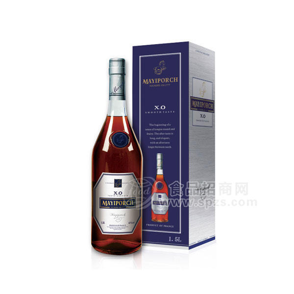进口酒 马邑轩白兰地XO-1.5L