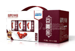 豆黄金红枣味250mlx12盒装-康乐美