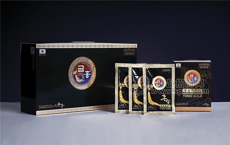 供应韩国锦红人参红参液gold30包