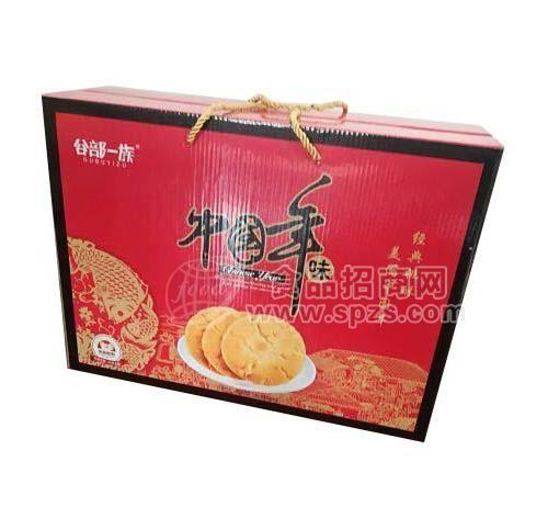 谷部一族 中國年桃酥酥性餅 年貨禮盒-1.218kg/袋