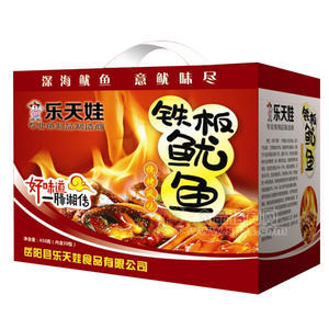 樂天娃 鐵板魷魚 燒烤味450g