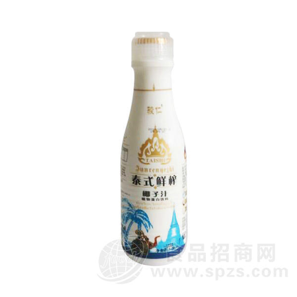 骏仁 泰式鲜榨椰子汁 植物蛋白饮料 500ml