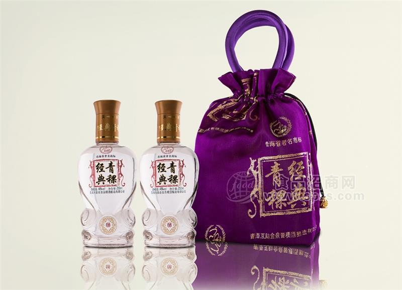 經(jīng)典青稞酒（藍(lán)色布袋）250ml*2