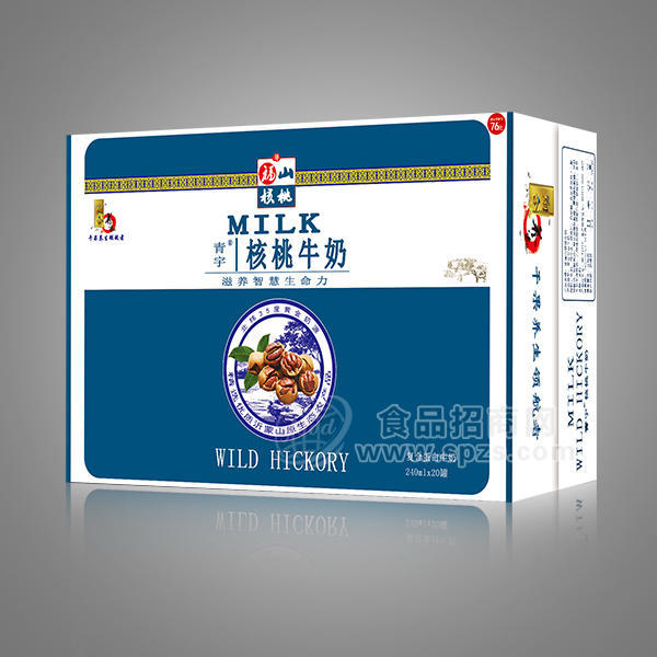 ·青宇 核桃牛奶 山核桃240mlx20罐 