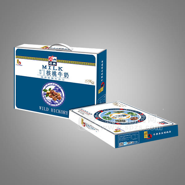 ·青宇 核桃牛奶 山核桃箱250mlx12盒 