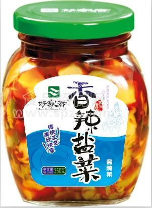 香辣鹽菜350g