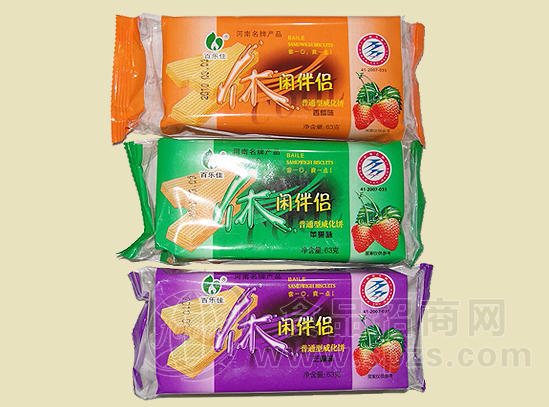 休闲伴侣威化饼60克