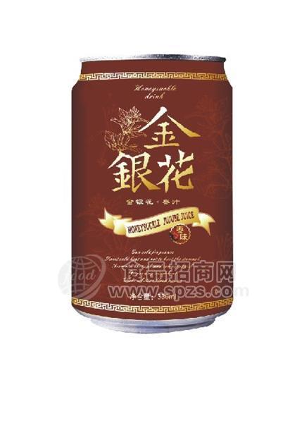 领清金银花红罐凉茶
