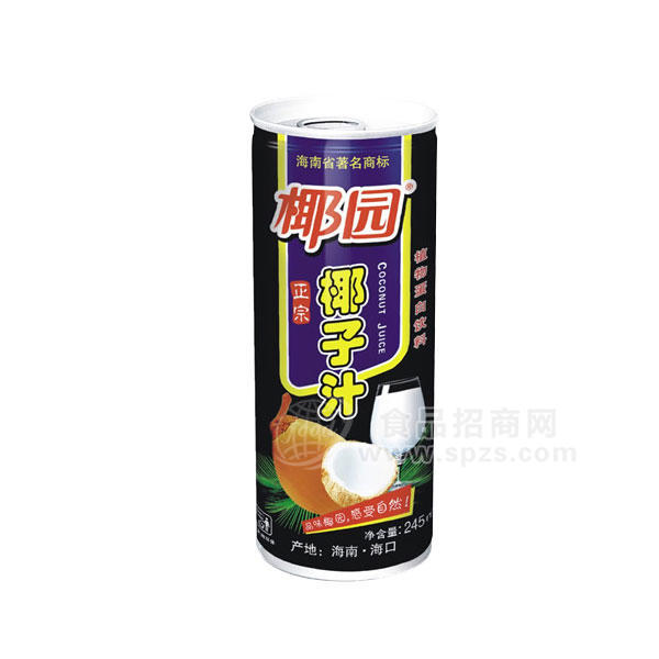 椰園 正宗椰子汁245g