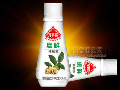 萬事喜 磨鮮核桃露450ml 植物蛋白飲料