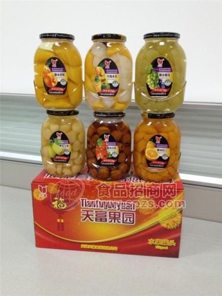 天富果園水果罐頭