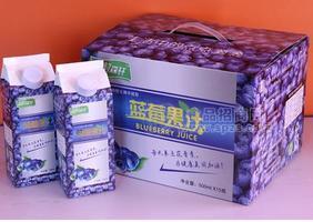 利乐包蓝莓果汁